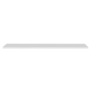 Prateleira Flutuante Quarto Adulto Com Suporte Invisível 91x20cm Yara Branco - Lumil