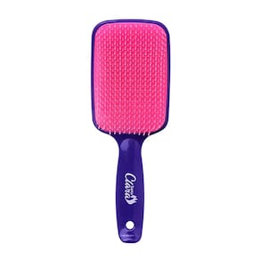 Escova De Cabelo Flex Color Com Cerdas Flexíveis Roxa e Pink