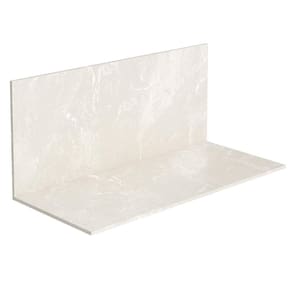 Tampo E Painel Para Balcão 120cm Mdp Minsk K02 Travertino - Mpozenato