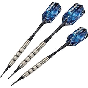 Darts Viper Silver Thunder Soft Tip 16 g com 4 faixas serrilhadas