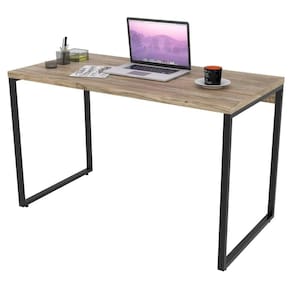 Mesa De Escritório Office 135cm Estilo Industrial Prisma C08 Carvalho - Mpozenato