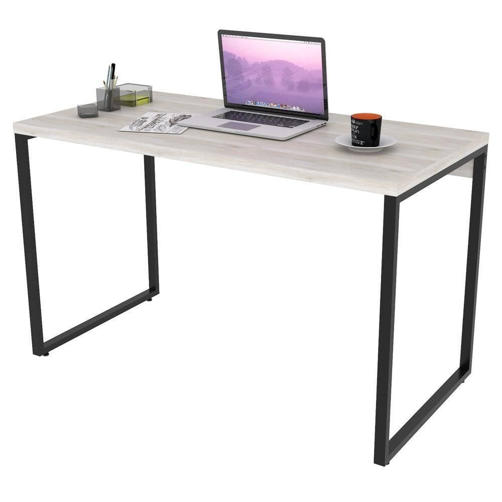 Mesa De Escritório Office 120cm Estilo Industrial Prisma C08 Snow - Mpozenato