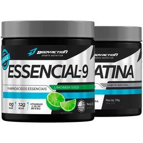Aminoácidos Essencial 9 Eaa 225g + Creatina 150g Limonada