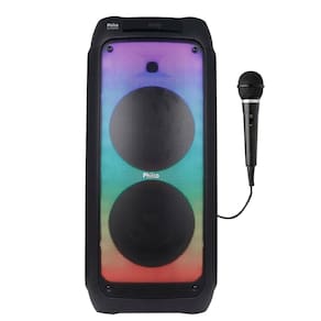 Caixa de Som Amplificada PCX10101 Full LED Bluetooth 2000W - 1 Mic