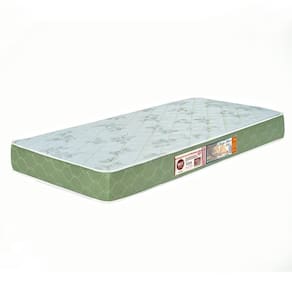 Colchão Solteiro Sleep Max Espuma D33 120x203x25cm Branco-verde - Castor
