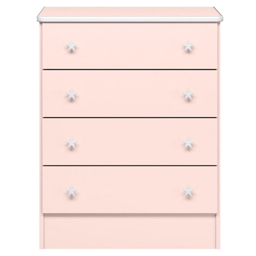 Cômoda Infantil 4 Gavetas MDP Doce Mel