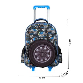 Mochilete Monster Truck Ys42428 - Yins - Azul