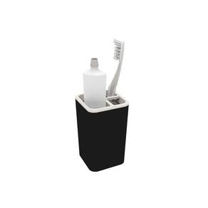 Porta Escova Dentes Caneta Treco Acessorio Preto Bege 1un