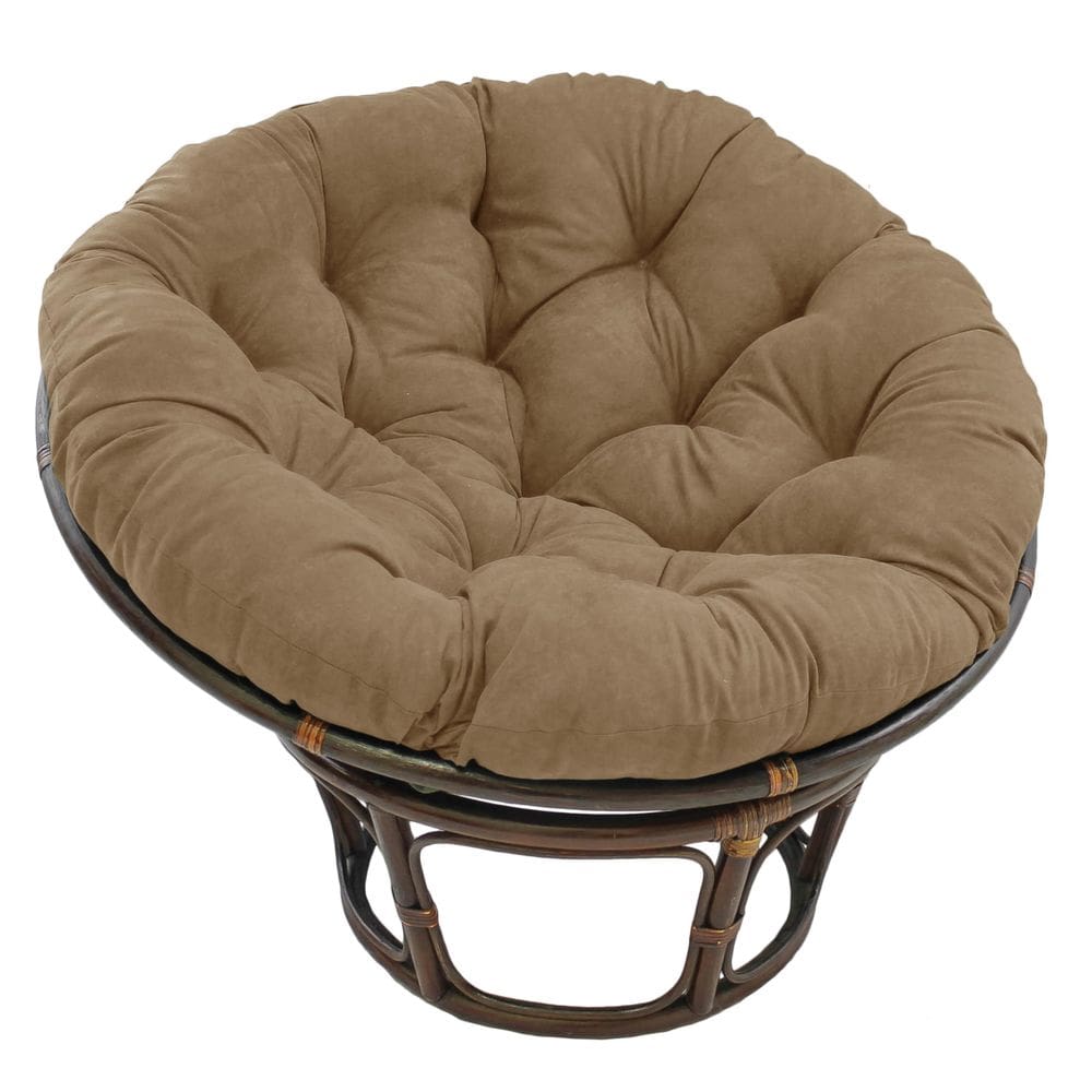 Almofada Papasan Blazing Needles Microsuede Java 44x44x15cm