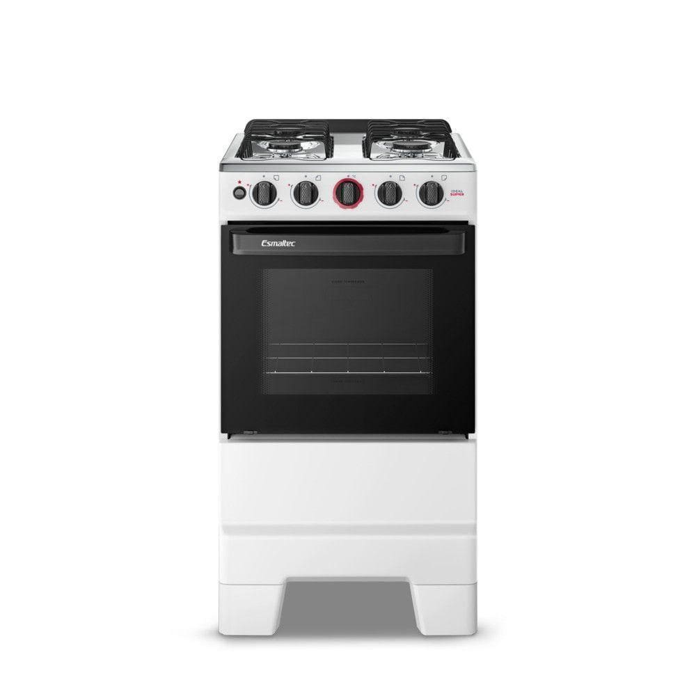 Fogão 4 Bocas Mesa Inox Automático Ideal Esmaltec Bivolt