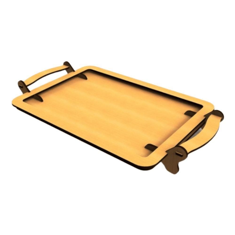 Bandeja Com Suporte Lateral Em Mdf