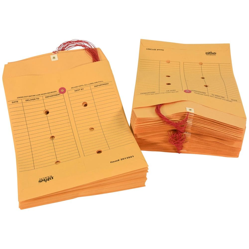 Envelopes Interoffice School Smart 085057 10x13cm, pacote com 100