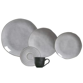 Aparelho de Jantar 30 Peças Orgânico Concreto Porto Brasil