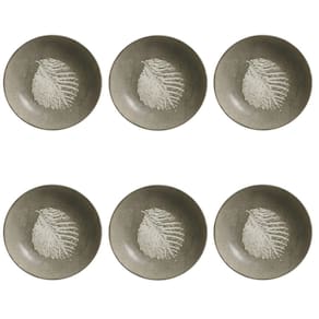 Conjunto de Pratos Fundos 06 Peças Bio Seiva Porto Brasil