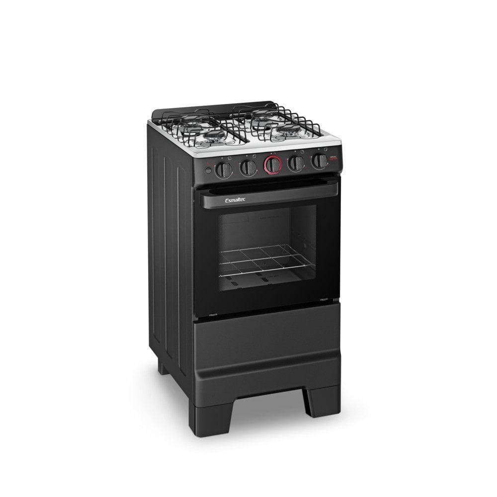 Fogão 4 Bocas Mesa Inox Automático Ideal Esmaltec Bivolt