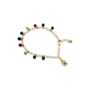 Pulseira Nossa Senhora de Perpétuo Socorro Metal Colorido 4mm