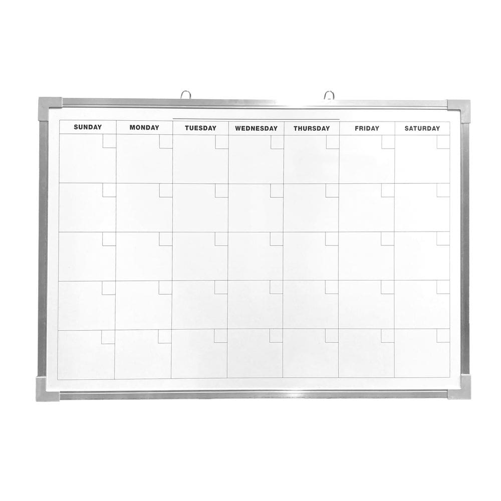 Calendário mensal de produtos Whiteboard Flipside (24x36in)