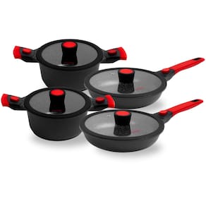 Conjunto de Panelas Antiaderentes Autêntico Chef 4 Peças