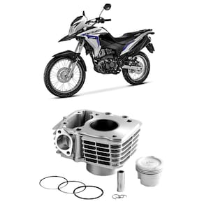Kit Cilindro Pistão e Anel XRE 190 2016 a 2025 Controflex