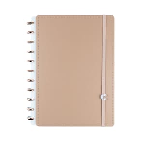 Caderno Inteligente Grande 80 Fls Tons de Café - Cappuccino