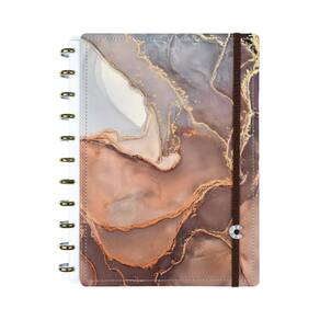 Caderno Inteligente Grande 80 Folhas Marmorizado - Jasper
