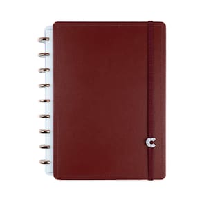 Caderno Inteligente Médio 80 Folhas Tons de Café - Mocha