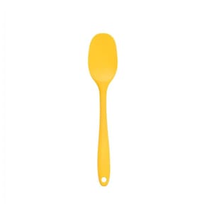 Espatula Redonda Silicone Amarelo Utensilios Cozinha