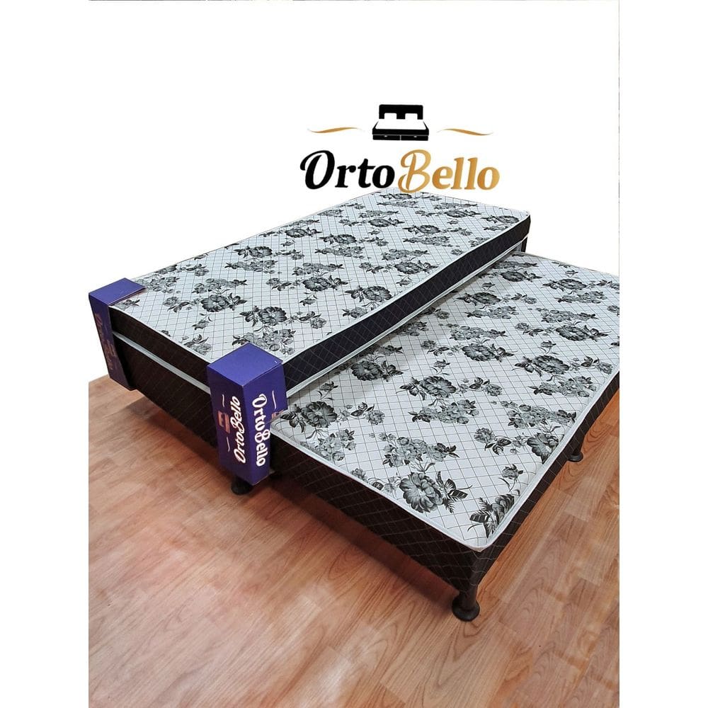 Cama Solteiro com Auxiliar Ortopédica Bibox Ortobello