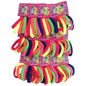 Kit 144 Elásticos Coloridos Xuxinha Para Cabelo Infantil