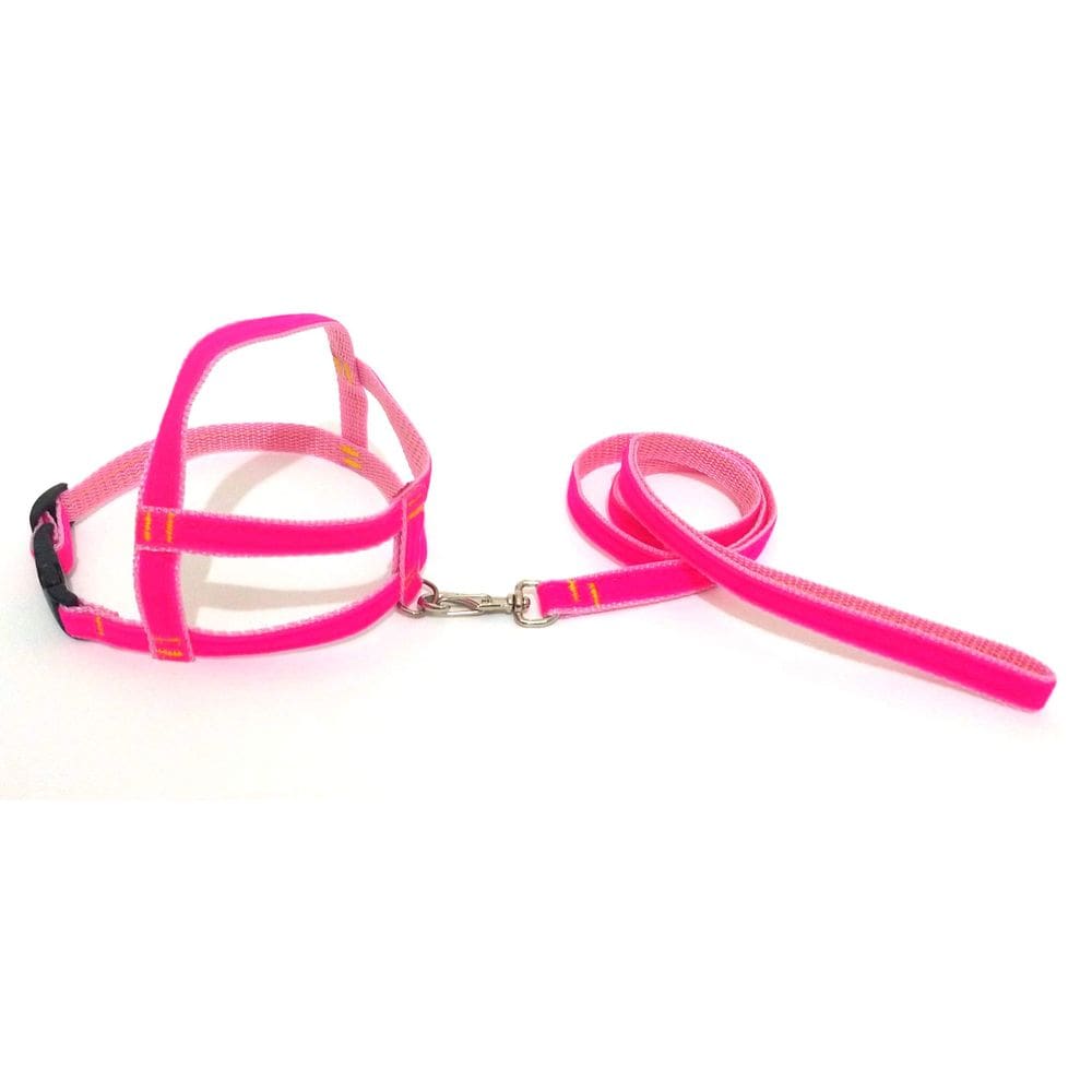 Conjunto Peitoral de Veludo liso rosa  tamanho 04