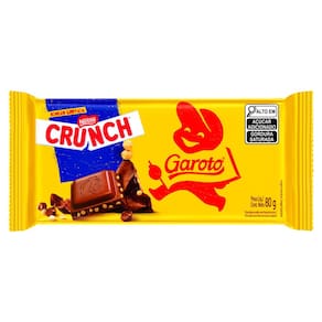 Chocolate Garoto Crunch ao Leite 80g