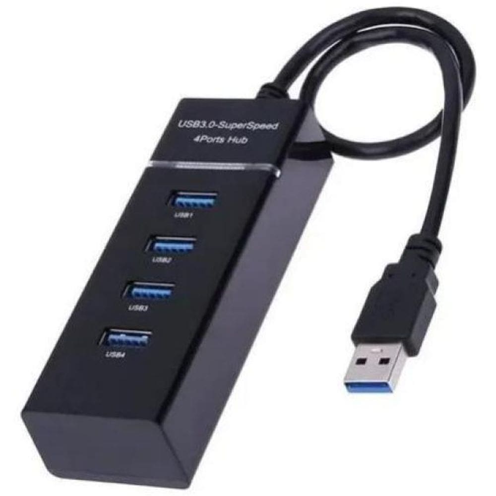 Hub 4 Portas Usb 3.0 Super Rápido 5.0gbps Expansor Usb