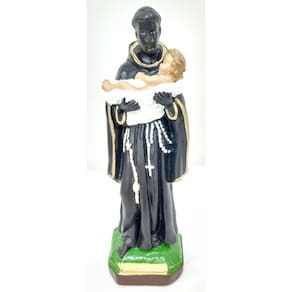 Imagem De São Benedito Gesso 20 Cm