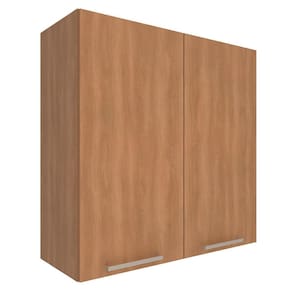 Armario Aereo 2 Portas 80 Cm Mdp Cz3115 Freijo Tecno Mobili