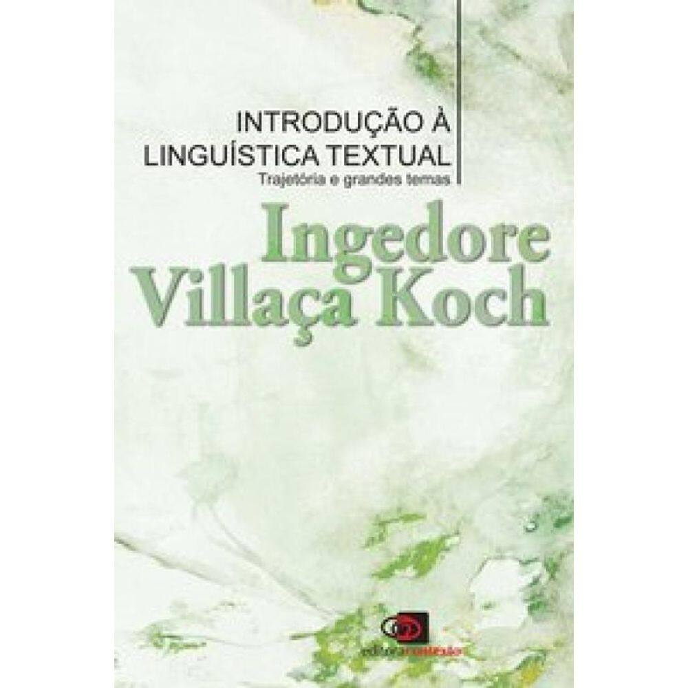 Livro Introdução A Linguística Textual