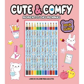Cute & Comfy Momentos das Meninas - Edicao de Luxo - 12 Lapis de cor