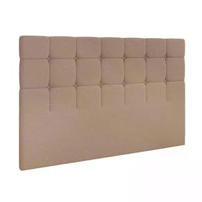 Cabeceira Casal Parma Linho Bege 140cm