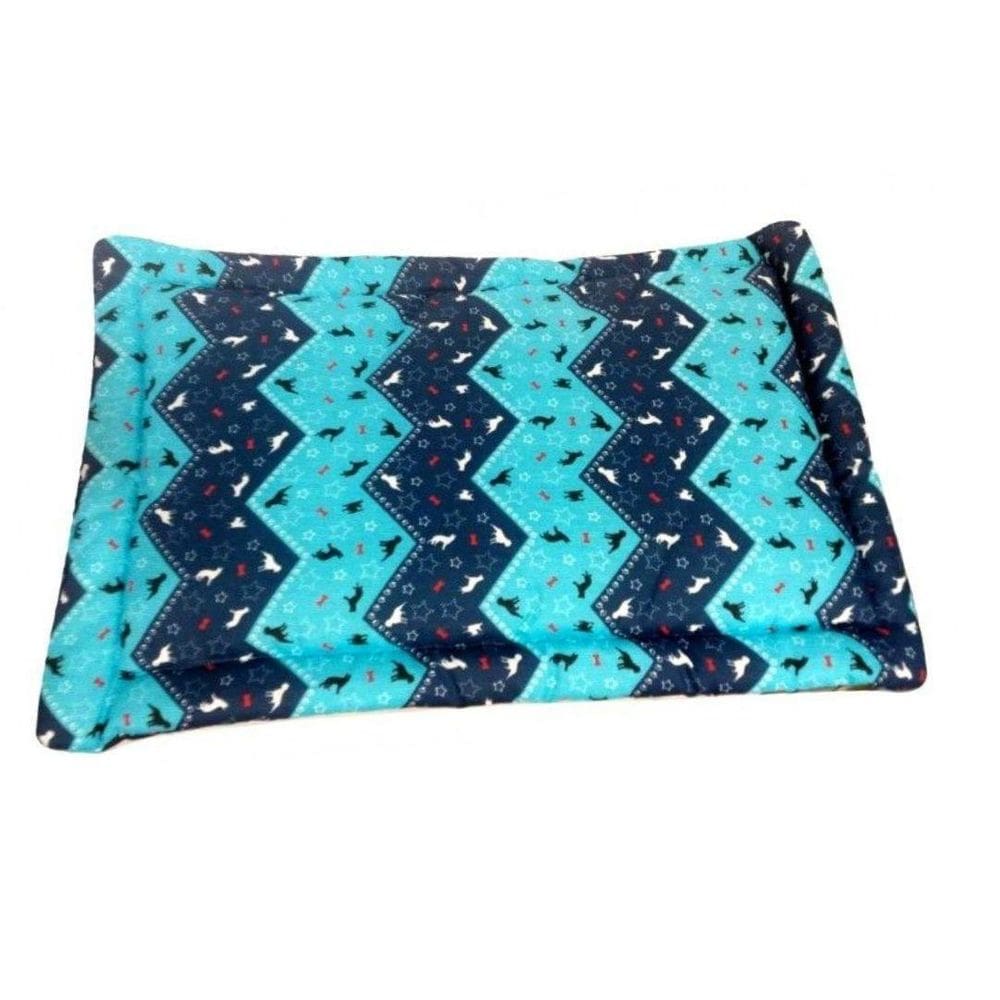 Colchonete Para Cães E Gatos Azul M 60 X 65 Cm