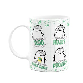 Caneca Florkito Professor - O dia a dia do professor