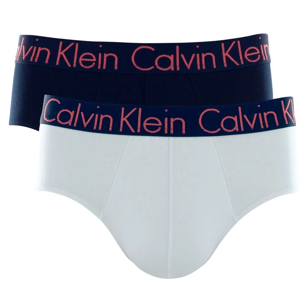 Kit c/2 Cuecas Slip Calvin Klein Brief Cotton Stretch - C11.03