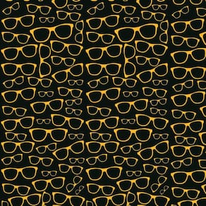 Papel De Parede Adesivo Preto E Desenhos De Laranja Preto