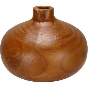 Vaso Decorativo Enfeite Casa Madeira Natural