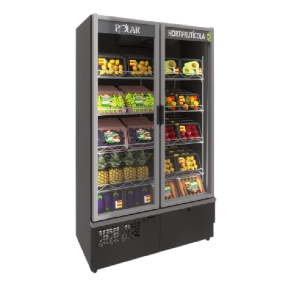 Expositor Vertical 03 Portas 1,70M Hortifrutícola Polar EVPV-170 220v