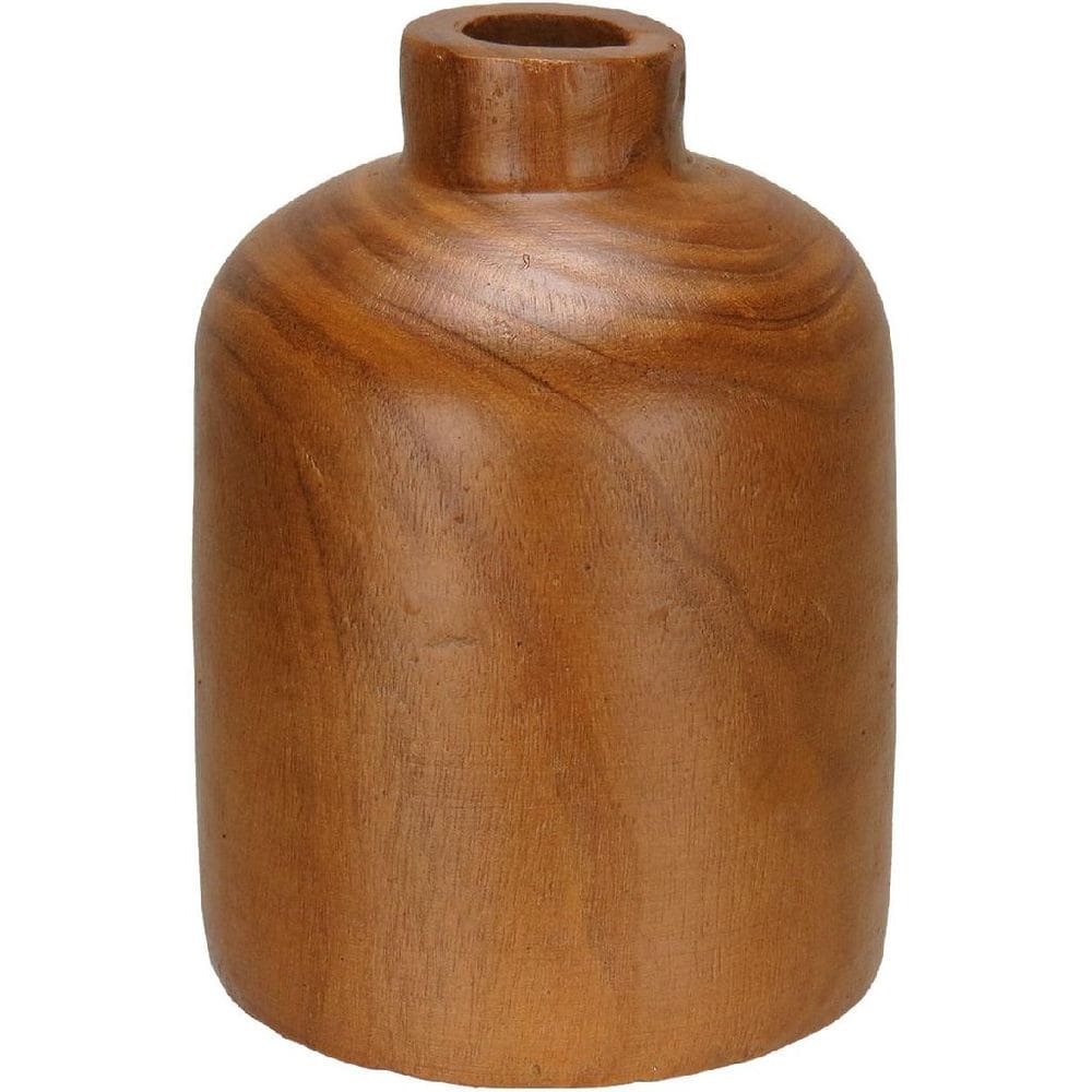 Vaso Decorativo Enfeite Casa Madeira Natural