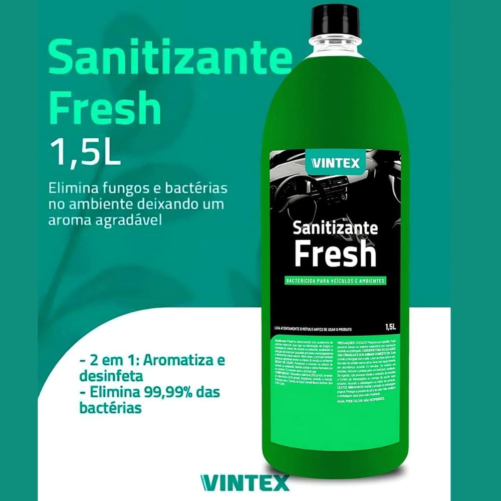 Aromatizante Sanitizante Odozizante Cheirinho Vintex 1,5l