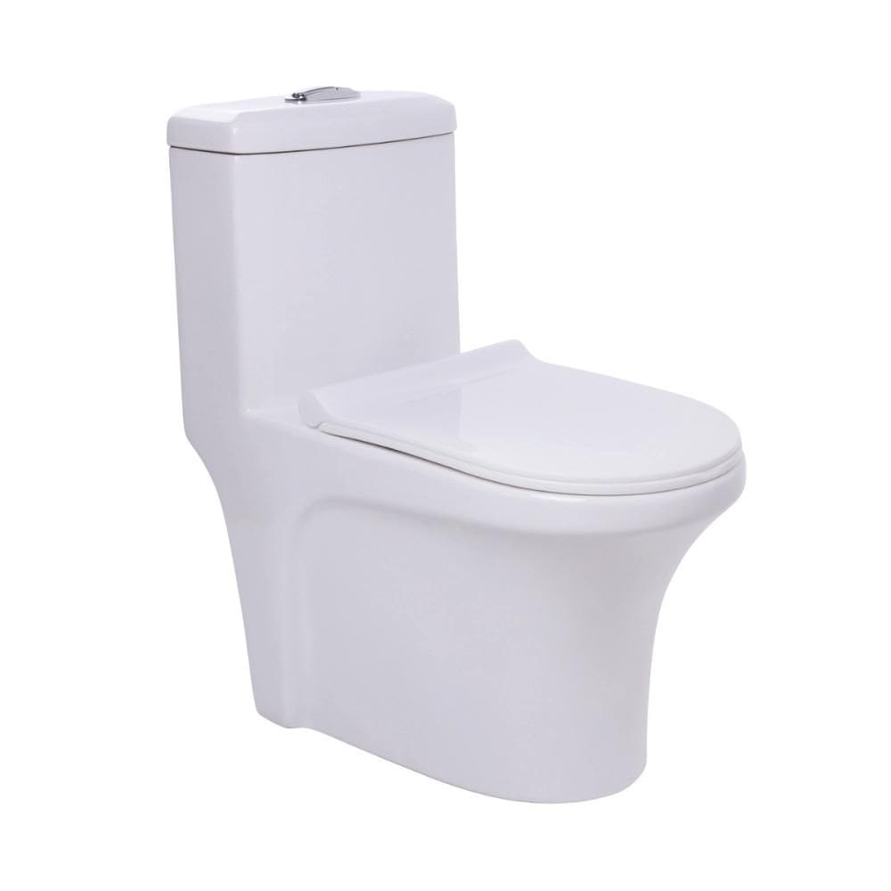 Vaso Sanitário Monobloco Caixa Acoplada Privada Barita Pingoo.casa - Branco