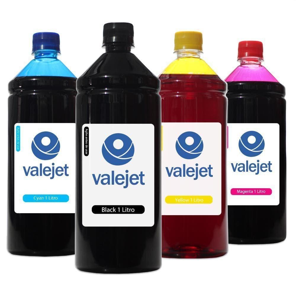 Kit 4 Tintas Epson Bulk Ink L5190 Cmyk 1 Litro Valejet