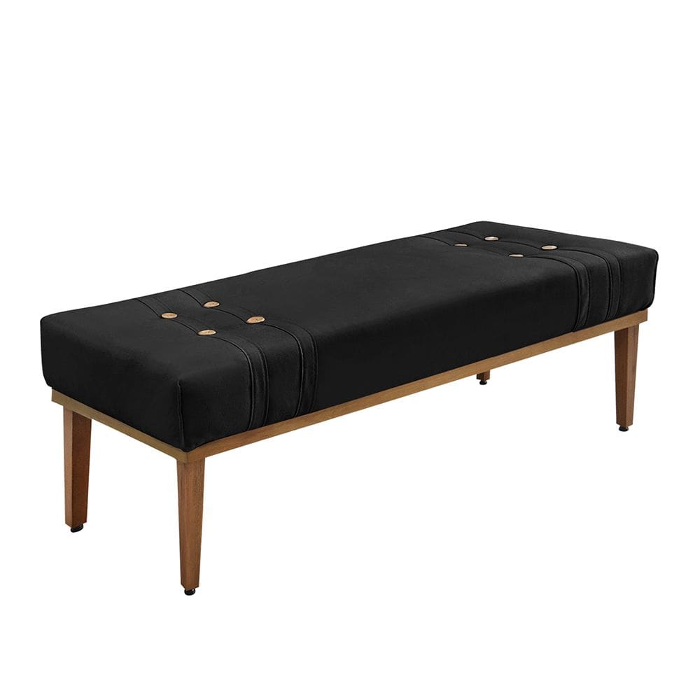 Calçadeira Baú Recamier Casal  King 195cm Cléo Suede - Loja Sheep