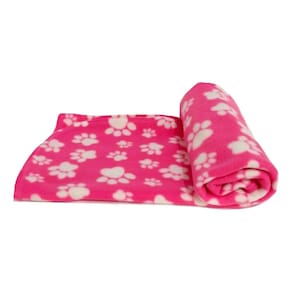 Manta Pet cobertor em soft rosa tamanho M para cães e gatos
