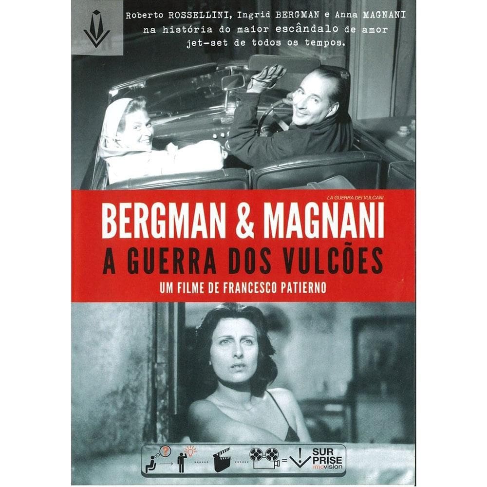 Dvd Bergman & Magnani - A Guerra Dos Vulcões